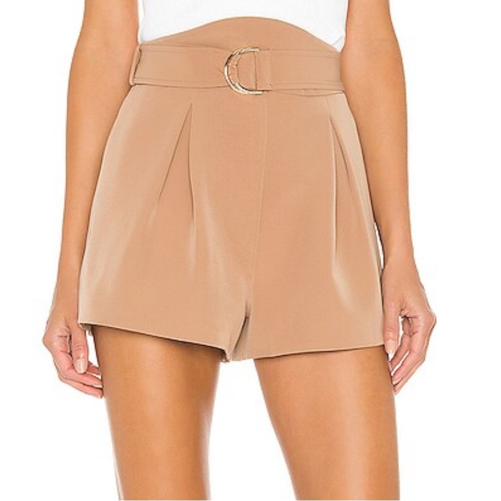 Camila Coelho Maricela Short in Nude Toffee